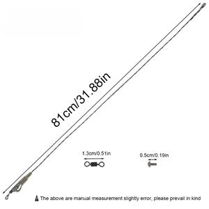 Nouvelle arrivée 50/70/80/100cm accessoires de pêche à la <span class=keywords><strong>carpe</strong></span> pince à <span class=keywords><strong>plomb</strong></span> avec outils de pêche pivotants pour matériel de pêche à la <span class=keywords><strong>carpe</strong></span> - Product Image 2