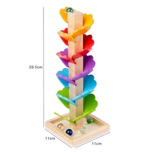 New Design Baby Wooden Rolling Ball Music <strong>Tree</strong> Montessori Educational Rainbow <strong>Marble</strong> <strong>Tree</strong> Tracking Toys for Kids - Product Image 2
