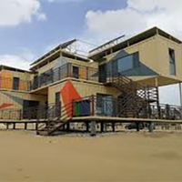 Maisons modulaires 21 v, installation rapide, maison avec conteneur en acier, Structure de luxe à deux étages, pré-assemblée
