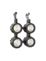 Projecteur LED Slim Par 65 DMX 176*2W RGBALC à Angle de Faisceau Infini IP65, 12700 Lumens, en Aluminium Moulé, Étanche