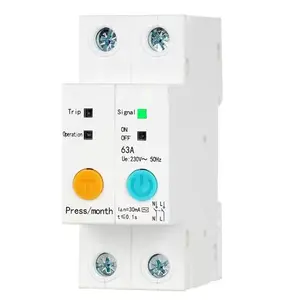 Interruptor de medidor de energía inteligente WIFI monofásico Control remoto del disyuntor con protección contra fugas