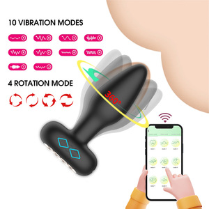 Masajeador de próstata con vibrador Anal giratorio de 360 ° controlado por aplicación, estimulador del punto G del clítoris femenino, masturbador <span class=keywords><strong>Gay</strong></span>, juguete para adultos - Product Image 2
