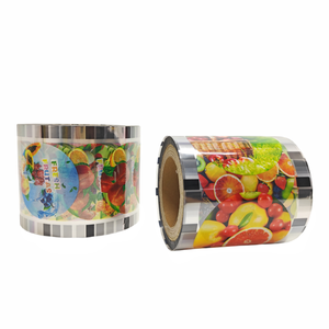<span class=keywords><strong>Film</strong></span> en rouleau pour sceller les gobelets en plastique et <span class=keywords><strong>aluminium</strong></span>, avec logo personnalisé imprimé, en PP, PET, PE, à décollement facile, pour thé Boba Bubo - Product Image 2