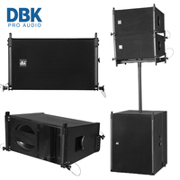Sistema de Altavoces Line Array Top Sound de 10 Pulgadas, Conjunto Combinado con 4 Altavoces Line Array y Dos Subwoofers de 15 Pulgadas, Equipo de Sonido