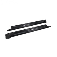 Jupes latérales en fibre de carbone sèche préimprégnée pour Porsche Taycan S 4S GTS Cross Turismo 4 portes