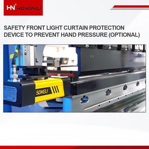 HN Mini machine à cintrer les tôles automatique au laser Presse <span class=keywords><strong>plieuse</strong></span> <span class=keywords><strong>hydraulique</strong></span> CNC avec moteur central et composants de pompe - Product Image 3