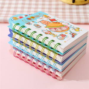 Mini carnets et bloc-notes en spirale Kawaii A7 Carnet de notes Journal d'étudiant Bloc-notes personnalisable Livre Papeterie de bureau pour journal intime - Product Image 4