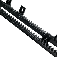 Certification CE, fabrication directe en usine, rail de porte coulissante standard en nylon noir de 4 m
