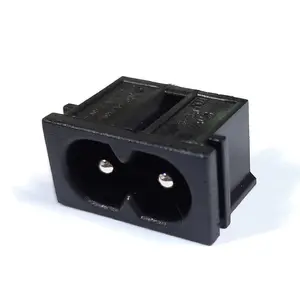 Jack factory 2 pin AC power socket pcb mount AC power socket