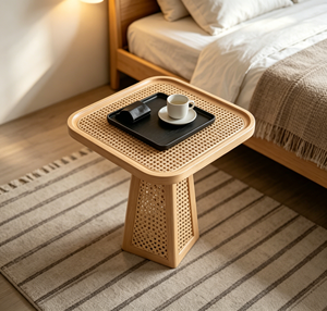 Modern Wood Coffee <b>Table</b> Scandinavian Design Handmade Living Room Furniture - Product Image 1