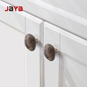 JAYA天然石キャビネットノブビンテージ引き出しノブミニキッチンノブハンドル家具ドアハンドル用 - Product Image 2
