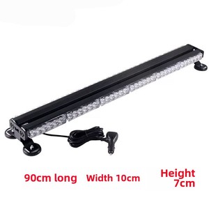 Dépanneuse d'alarme de voiture 12V/24V avec aimant fort longue rangée jaune LED plafonnier clignotant accessoires extérieurs accessoire - Product Image 1
