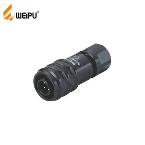 Weipu Fabriek Push-Pull IP67 2pin 3pin Waterdichte Power Connector Aangepaste Kleur Snelle Kabel Batterij Connector