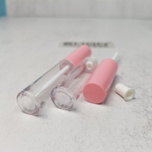 Slim Round Clear Empty Liquid Eyeliner Tube Cosmetic <b>Bottle</b> with Fine <b>Brush</b> Custom Logo Makeup Packaging Eyelash Glue - Product Image 6