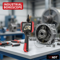 Endoscope industriel, microsonde ultra-fine de 0,95 mm, écran HD de 5 pouces, câble de 0,5 m, vidéoscope, lumière LED, indice de protection IP54, stockage 32 Go