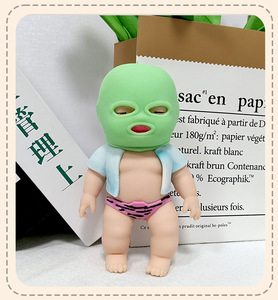Muñeca Negra Natasha de 10CM, Juguete de Broma, Juguete Antiestrés Viral, Relleno de Arena Espacial, Juguete Creativo de TPR para Apretar - Product Image 6