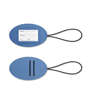 Etiqueta de Equipaje Personalizada con Grabado, Etiquetas de Equipaje con Logotipo Personalizado para Viajes, Etiqueta de Equipaje de Cuero PU con Sublimación de Avión - Product Image 6