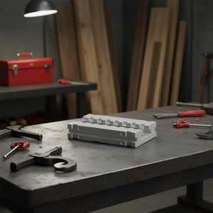 Ttake Modular Vise Extension Module For <b>Bench</b> Vises 100mm Length With Mounting Holes - Product Image 3