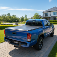 Couverture de benne rigide manuelle à trois plis coulissante pour pick-up Silverado Ford Raptor/Ranger Nissan Navara NP300 D23 D40 Titan