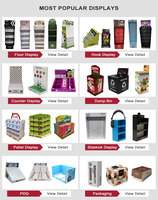 Compteur en carton ondulé CDU Smart Device PDQ présentoir pliable petits présentoirs en carton pour parfum