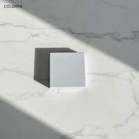 Palette de maquillage carrée en plastique magnétique plaqué or pour blush et contouring, avec miroir, emballage en matériaux recyclés, logo personnalisé, crème pour les yeux