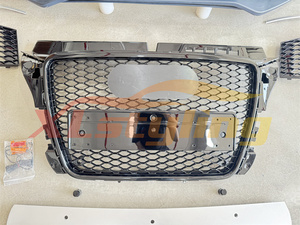Rejilla de parachoques delantero XLstyling Car Conversion Facelift con labio divisor delantero para AUDI <span class=keywords><strong>A3</strong></span> 8P 2008 actualización a <span class=keywords><strong>2012</strong></span> - Product Image 2