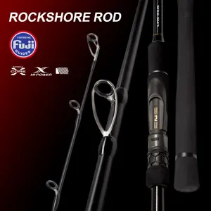 Fuji Guide Ring Precision Socket Design Lure 20-80g Cannes à pêche Rockshore Rod Saltwater Jigging Fishing Rod
