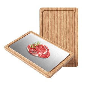 Acacia Wood Titanium Cutting Board Rectangle 1.6Cm Thickness Dishwasher Safe Anti Mildew Antibacterial Kitchen Use - Product Image 2
