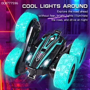 Interessante 4wd rotolamento gesto sensing orologio telecomando rc stunt car giocattolo