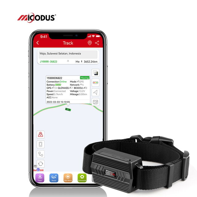 Gps Collar Micodus ML935 Waterproof Livestock Horse Cow Dog Tracking Device Cattle Smart Animal Gps Tracker With App Control