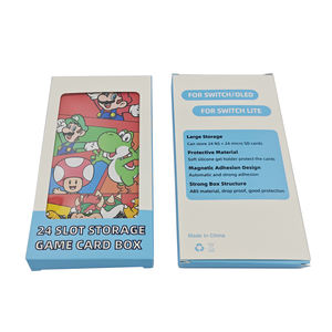 Boîtier de protection magnétique pour Nintendo <span class=keywords><strong>Switch</strong></span> 2 <span class=keywords><strong>OLED</strong></span> Lite, design personnalisé, cartouche de jeu à 24 emplacements, mémoire TF et <span class=keywords><strong>carte</strong></span> SD - Product Image 2