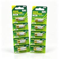 Baterai Alkaline Litobat 23A 12V untuk Remote Control, Silinder, Bersertifikasi ROHS, Baterai Primer 7.8g