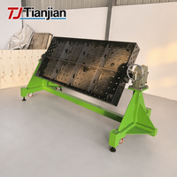 Table de positionnement de soudage robuste 3D avec volant pour l'assemblage de pièces métalliques et le serrage de fixations de soudage