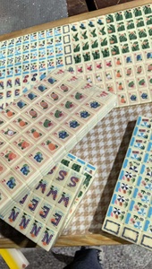 Ensemble de cartes de mahjong en acrylique moderne de luxe, personnalisé, blanc, 160 cartes, écologique, American Sunny Summer Girl - Product Image 2