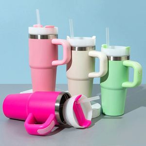Vaso Infantil para Auto de 14 Onzas, Aislado al Vacío, de Acero Inoxidable, con Asa y Pajita, para Bebidas Frías/Calientes, Diseño Ice King - Product Image 2