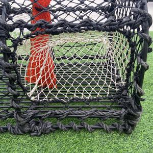 Creel Homard et Crabe Pot en Acier Inoxydable Cadre <span class=keywords><strong>Poisson</strong></span> Crevettes Piège de Pêche avec Filet PE Piège à Crabe - Product Image 2