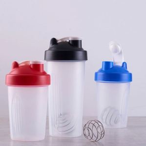 Botella Deportiva de Plástico de 400ml/600ml, Libre de BPA, con Logotipo Personalizado, Portátil, a Prueba de Fugas, para Batidos de Proteínas - Product Image 1