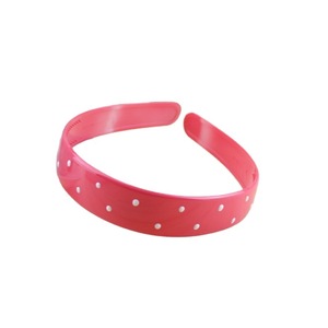 Diademas de plástico para niños, colores mezclados, lunares, accesorios casuales para el cabello para niños - Product Image 5