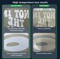 Adhésif thermofusible TPU lavable en poudre thermofusible DTF blanc de haute qualité pour l'impression numérique par transfert de chaleur