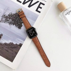 <span class=keywords><strong>Cinturino</strong></span> di Ricambio in Vera <span class=keywords><strong>Pelle</strong></span> Stile Vintage per <span class=keywords><strong>Apple</strong></span> <span class=keywords><strong>Watch</strong></span> Serie 8 <span class=keywords><strong>Ultra</strong></span> 49mm, Design in <span class=keywords><strong>Pelle</strong></span> Cerata Italiana di Lusso - Product Image 5