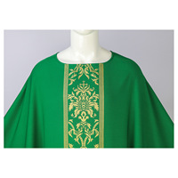 Chasuble de Célébrant Prêtre Pasteur d'Église, Robe de Prêtre Vintage, Capes Soutane et Vêtements, Blanche Rouge Verte, Cape Costume Homme Halloween