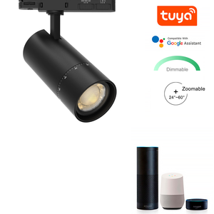 Puces COB haute luminosité montées en surface à 4 fils Offre Spéciale Zoomable Dimmable 20W 30W 40W LED Track Light pour Museum Hotel - Product Image 5