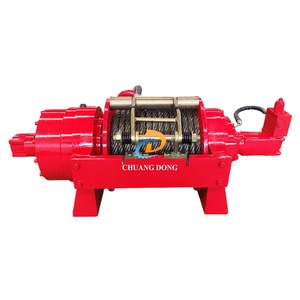 8Ton 17600Lbs CD Brand Hydraulic Winch Stainless Steel Rope 78KN Max Pulling Force 15m Rope Length Truck Towing Recovery Remote - Product Image 2