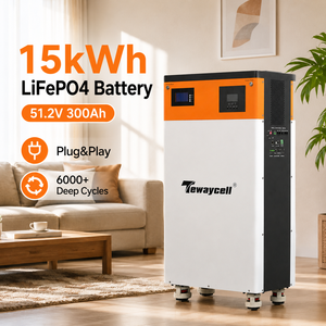 Sistema de Almacenamiento de Energía Doméstico Todo en Uno Tewaycell de 51.2V 300Ah 15kWh con Inversor Integrado MPPT BMS, Celdas EV de Grado A, Más de 6000 Ciclos - Product Image 1