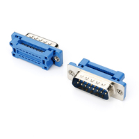 Connecteur mâle DB IDC 9P 15P 25P 37P à sertir, borne à pression en cuivre plaqué or, fiche DB IDC pour assemblage de câble plat