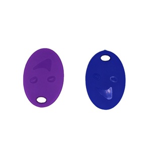 Fabricant de cartes d'accès électroniques RFID haute fréquence personnalisées en forme de visage souriant mignon ; Porte-clés de carte d'ascenseur Fudan ID/IC KF-20 - Product Image 4