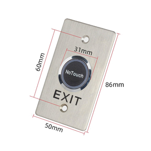 No/NC/COM Contactless <strong>Infrared</strong> Sensor <strong>Push</strong> <strong>Button</strong> Switches with <strong>Exit</strong> <strong>Button</strong> Biometric Access Control Products - Product Image 1