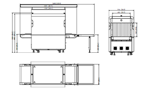Ai thông minh Dual View za6550d tự động báo động sân bay <span class=keywords><strong>X-Ray</strong></span> hành lý hệ thống kiểm tra an ninh - Product Image 5