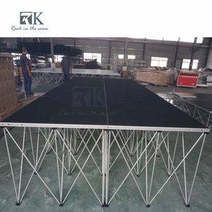 Easily Installation Black Platform Aluminum Smart Stage Set for Art Performance Team Rentals or Event - Product Image 5