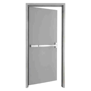 Porte intérieure minimaliste en aluminium Qifan avec isolation phonique pour salle de bain, design à ouverture latérale, surface finie - Product Image 6